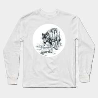 Hunting wolf Long Sleeve T-Shirt